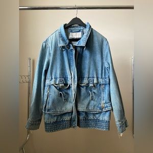 SOLD Vintage 80s/90s Denim Bomber Jacket